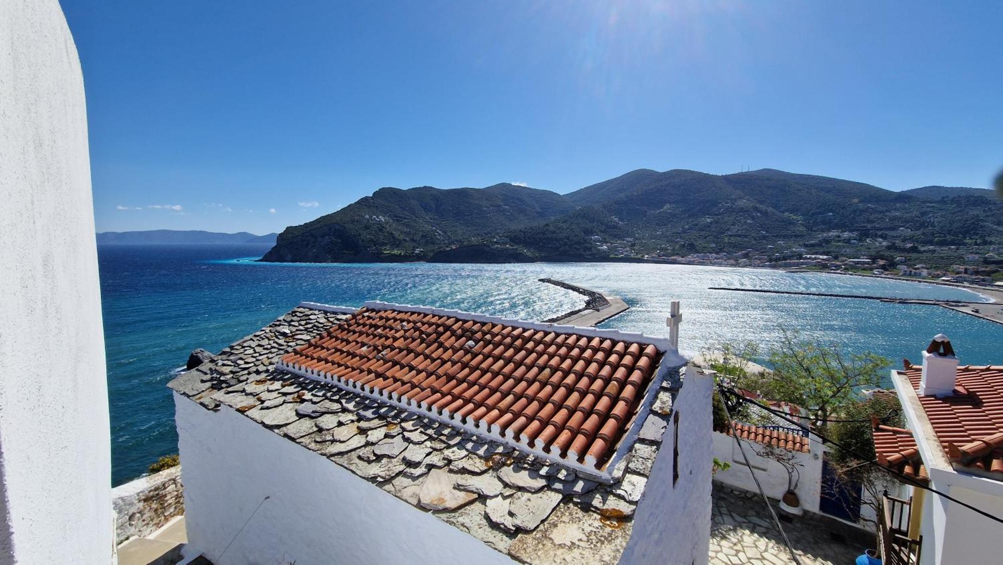 Peppermint Bay Villa Skopelos stad Exteriör bild