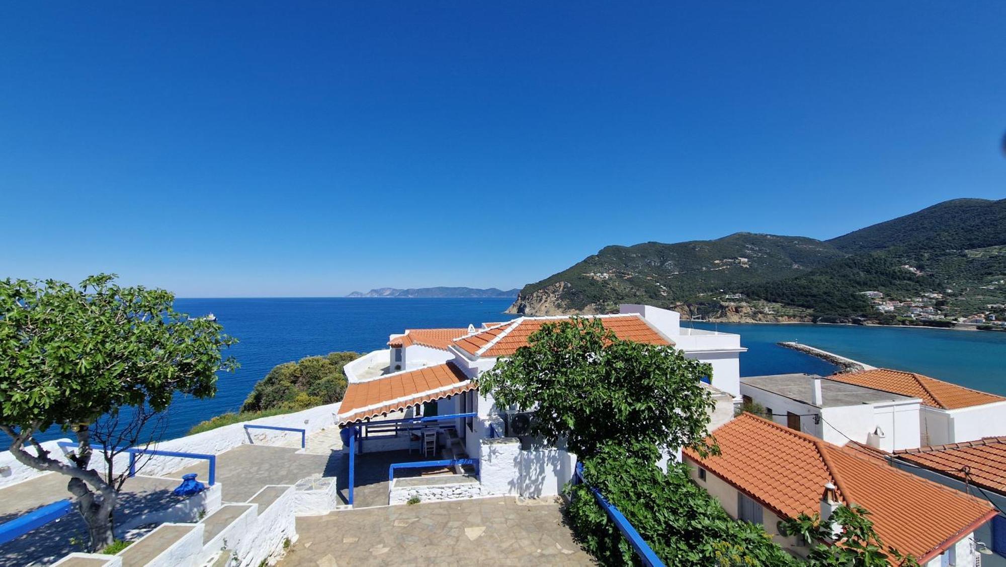 Peppermint Bay Villa Skopelos stad Exteriör bild