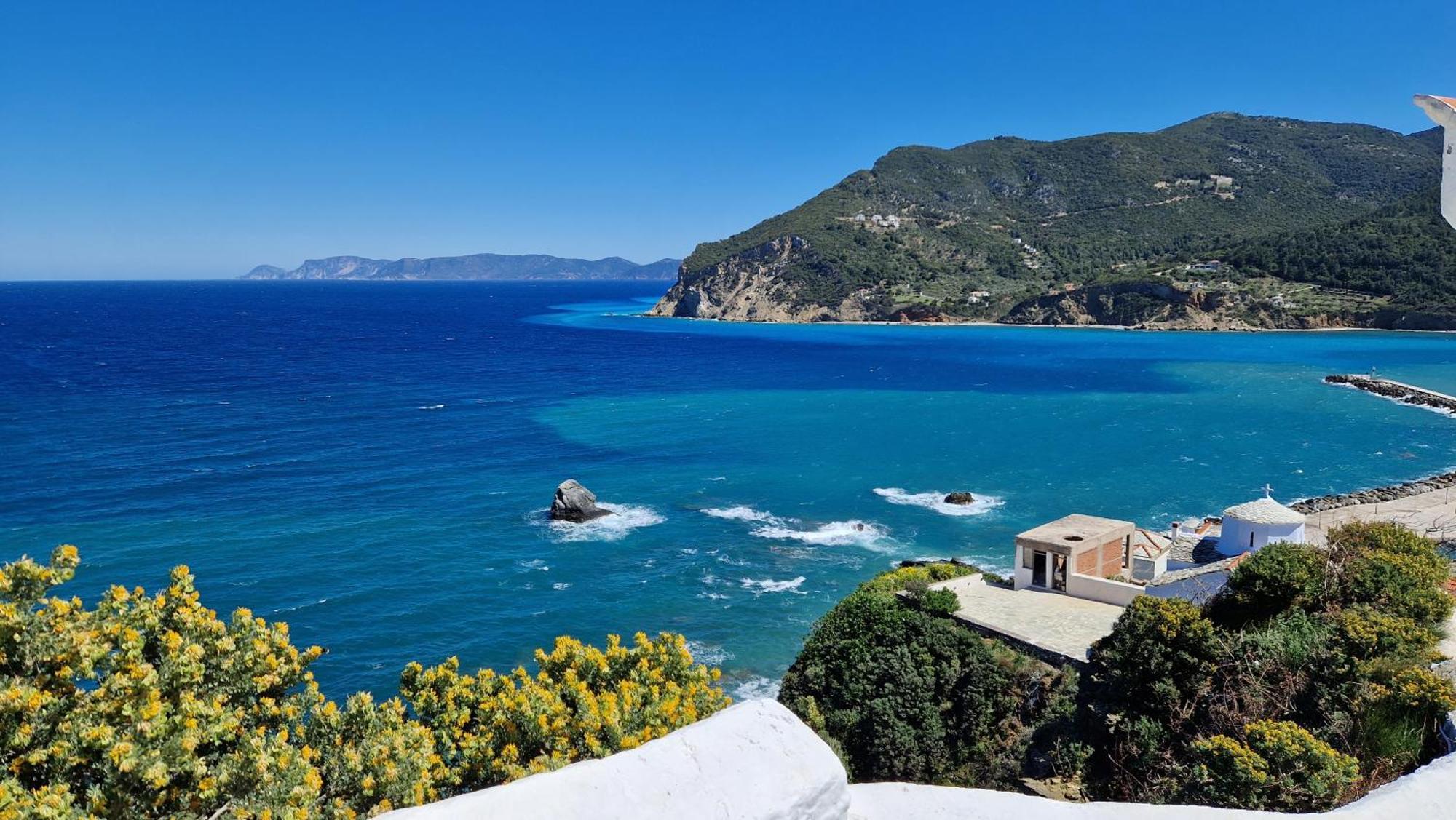 Peppermint Bay Villa Skopelos stad Exteriör bild