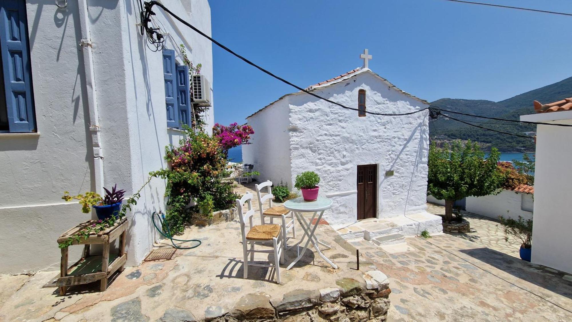 Peppermint Bay Villa Skopelos stad Exteriör bild