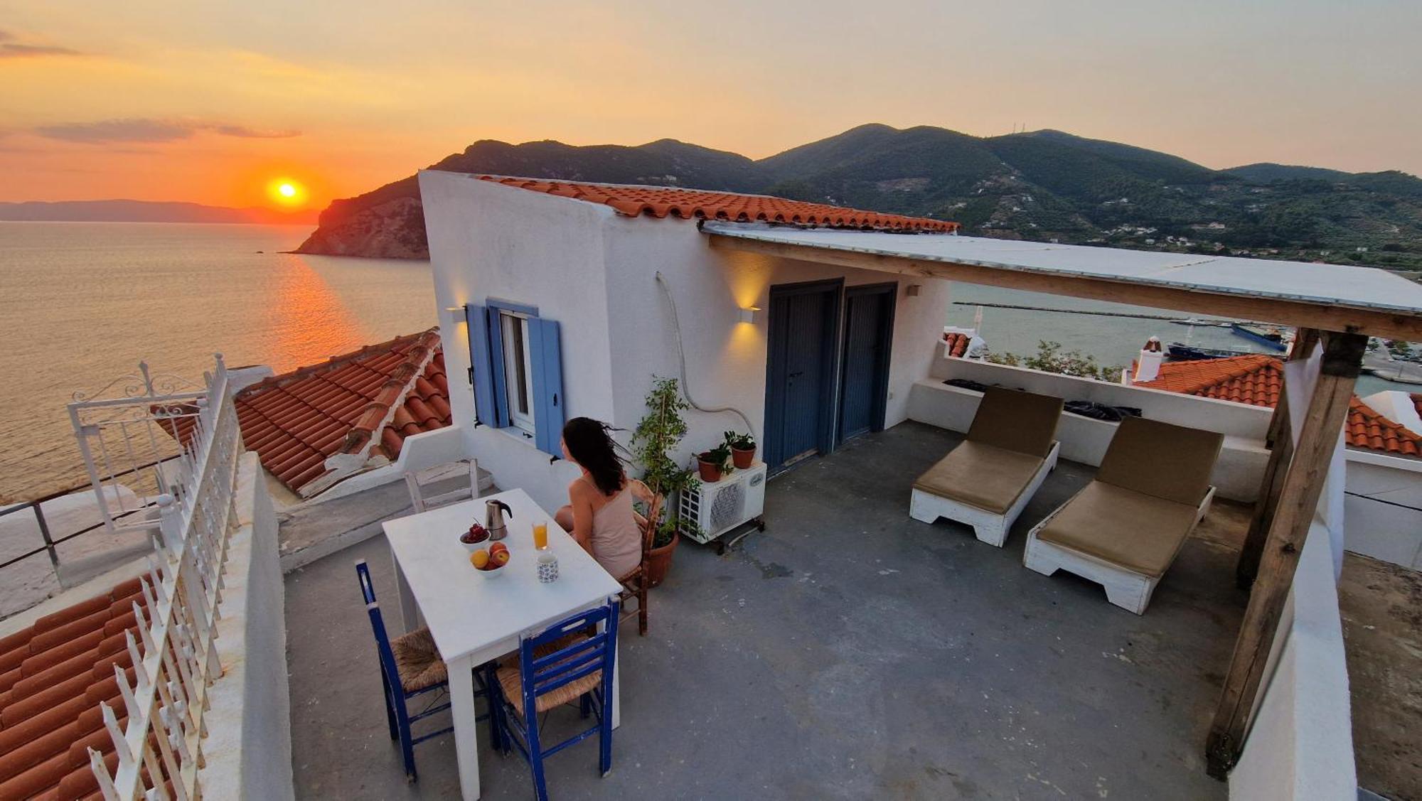 Peppermint Bay Villa Skopelos stad Exteriör bild